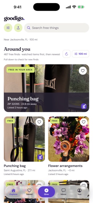 Explore: free finds near you